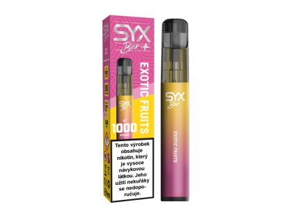 Syx Bar Exotic Fruit 16,5 mg 1000 potáhnutí - jednorázové cigarety