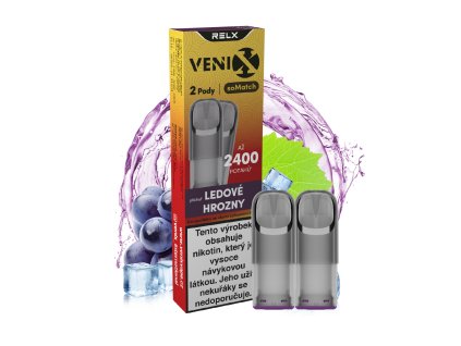 Venix RELX soMatch POD Grape Ice 2ks - Přeplněné pody