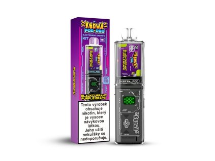KURWA POD PRO KIT BLACKCURRANT PURPLE GRAPE 20 MG - předplněné pody