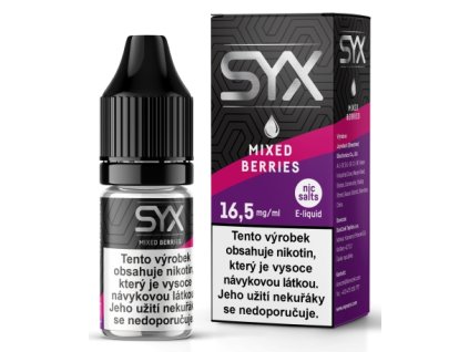 SYX NS Mixed Berries 10 ml 16,5 mg - E-liquidy