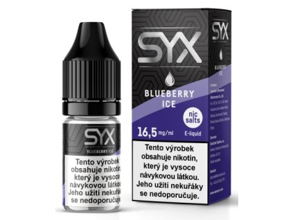 SYX NS Blueberry Ice 10 ml 16,5 mg - E-liquidy