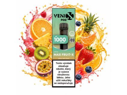 Venix Max Pod Max Fruit-X 20mg  DMech - náplň do cigaret