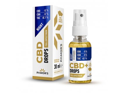 CBD drops spray pamors night sleep