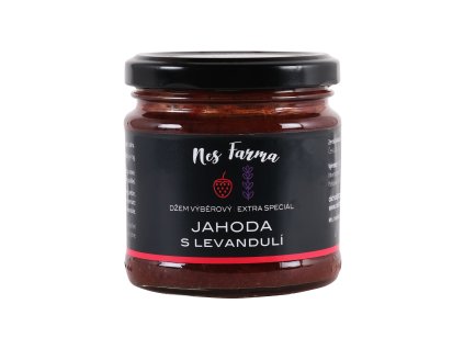 dzem jahoda levandule