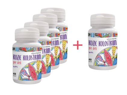 Kozí kolostrum dětské SK 60 tob 4+1 01