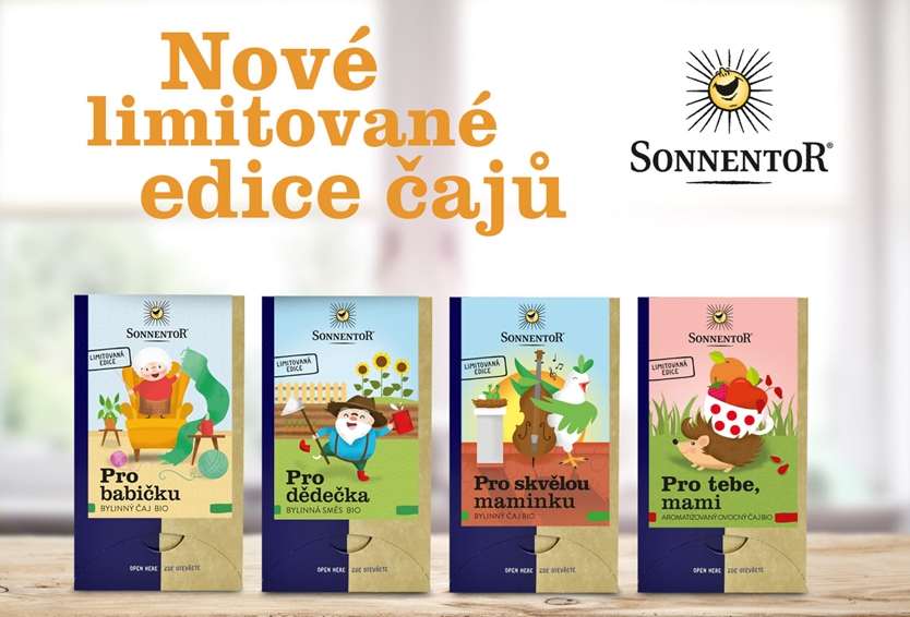 Maminko, babičko, dědečku, nesu vám čaj!