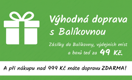 Výhodná doprava s Balíkovnou!
