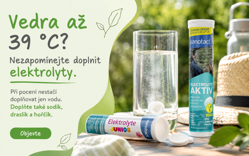Vedra až 39 °C? Nezapomínejte doplnit elektrolyty.