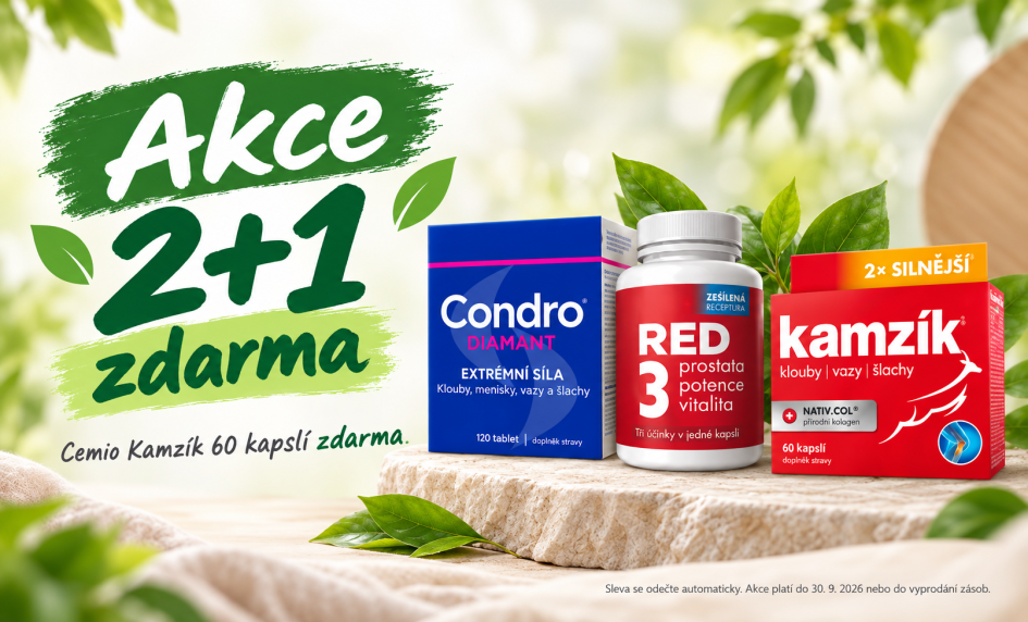 2 produkty Cemio nebo GS + Kamzík ZDARMA