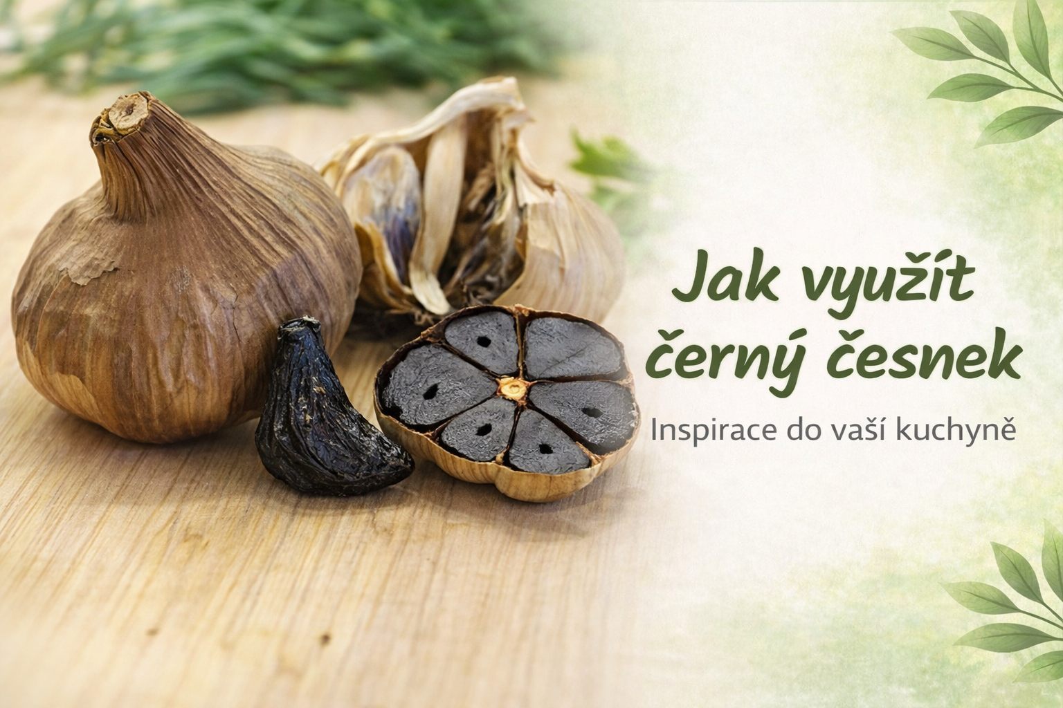 černý česnek v kuchyni