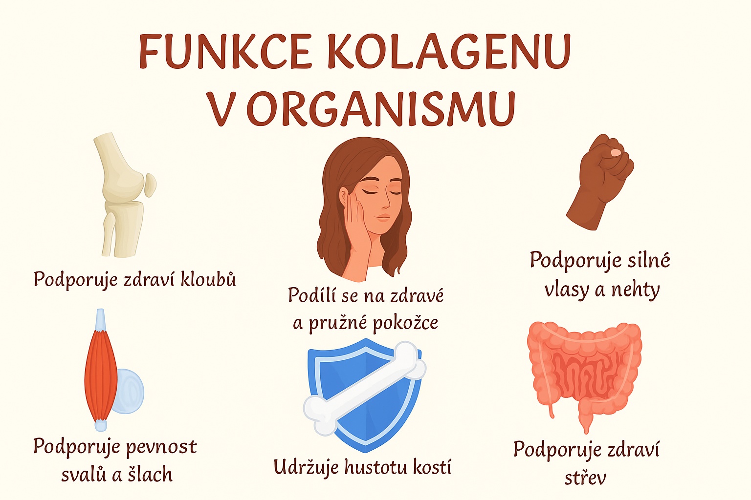 Funkce kolagenu v organismu