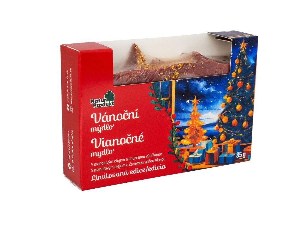 Naturprodukt Vánoční mýdlo se třpytkami 85 g