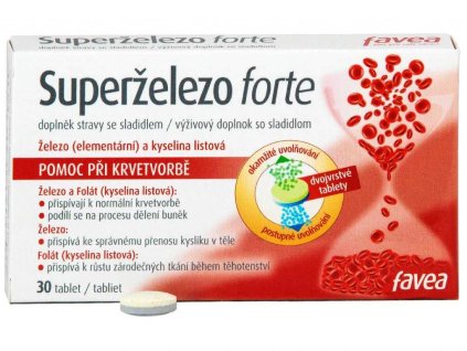 Favea Superželezo forte 30 tbl.