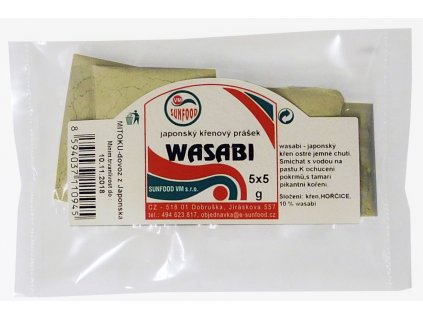 Wasabi japonský křen v prášku 25g