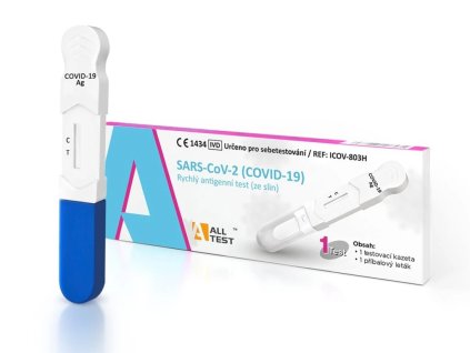 ALLTEST SARS-CoV-2 (COVID-19) rychlý antigenní test (ze slin) 1ks