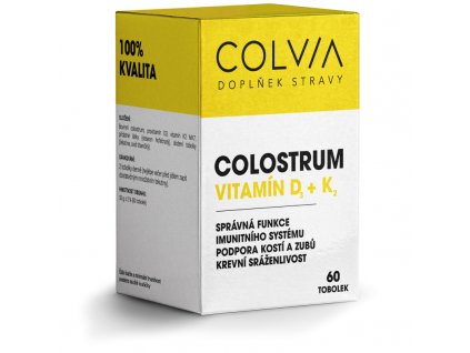 Colvia Colostrum vitamín D3 + K2 60 tablet