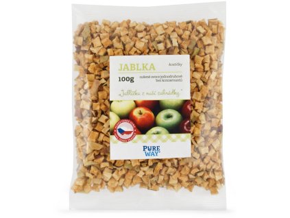 Jablka - kostičky 100g DMT: 21.11.2022