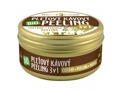 Purity Vision BIO Kávový pleťový peeling 3v1 70 ml