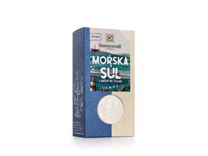 Sonnentor Bio Mořská sůl s mořskými řasami obsahujícími jód 150 g