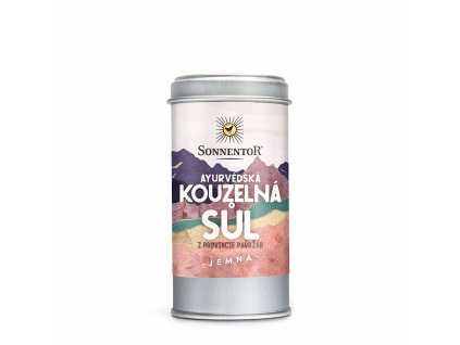 Sonnentor Bio Ayurvédská kouzelná sůl jemná konv. - dóza malá 120g