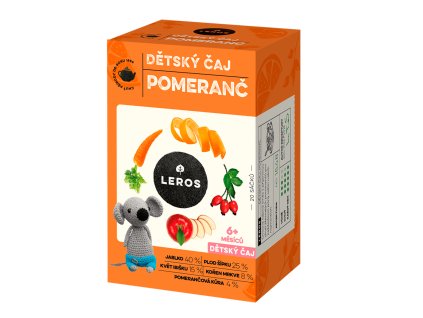 Leros Dětský čaj Pomeranč 20x2 g