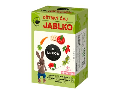 Leros Dětský čaj Jablko 20x2 g