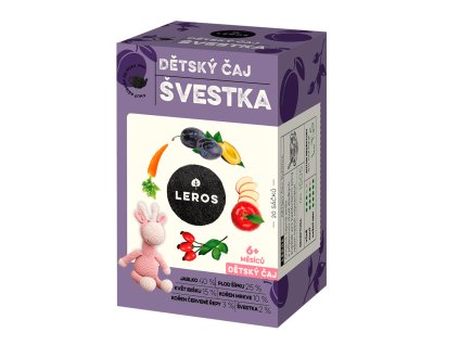 Leros Dětský čaj Švestka 20x2 g