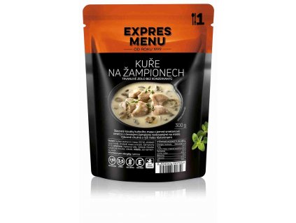 Kuře na žampionech bez lepku 1 porce