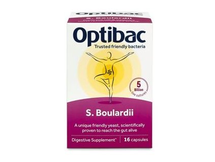Saccharomyces Boulardii (Probiotika při průjmu) 16 kapslí
