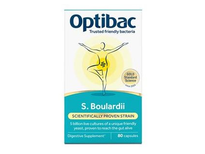 Saccharomyces Boulardii (Probiotika při průjmu) 80 kapslí