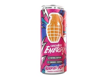Energy 330ml strawberry and blueberry