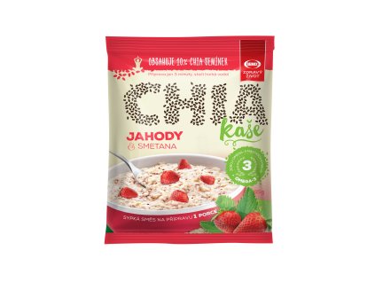 Chia kaše jahody a smetana 65g DMT: 30.11.2022