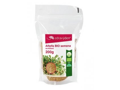 92254 zdravyden bio alfalfa semena na kliceni 200 g