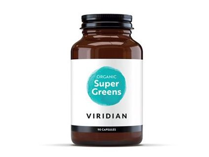Super Greens 90 kapslí Organic (Směs zelených superpotravin)