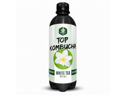 TOP BIO Kombucha Bílý čaj 500 ml