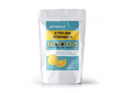 Allnature Kyselina citronová sáček 1000 g