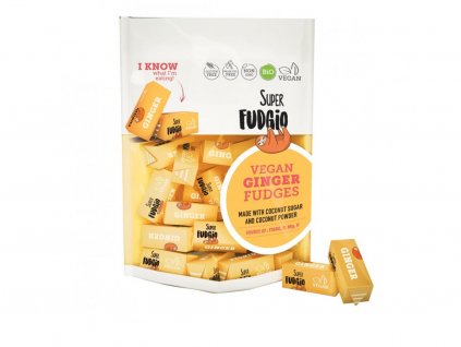 Bio Veganské karamely - zázvor 150g