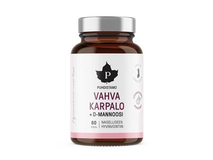 Strong Cranberry + D-mannose 60 kapslí (Extrakt z brusinek s D-manózou))