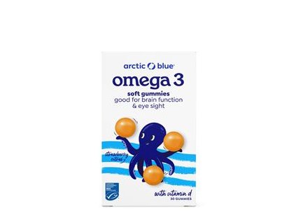 Kids Omega 3 30 gummies (250mg DHA, 70mg EPA and Vitamin D 200IU)