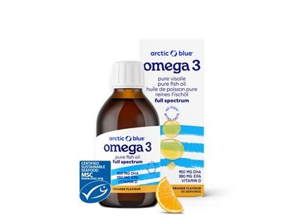 Omega 3 150ml (450mg DHA, 380mg EPA and Vitamin D 400IU)