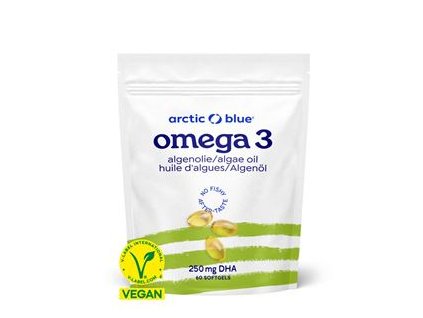 1 Vegan Omega 3Algae 60kapsli 250 dha