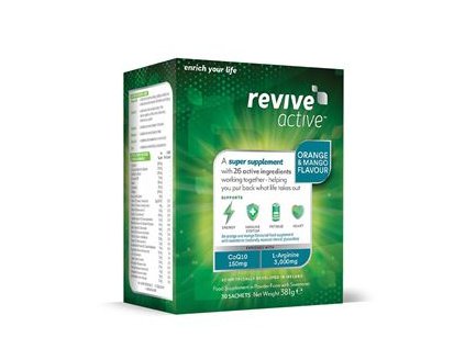 Revive Active 30 sáčků pomeranč mango (Energie, imunita, únava, srdce) (Varianta pomeranč mango)