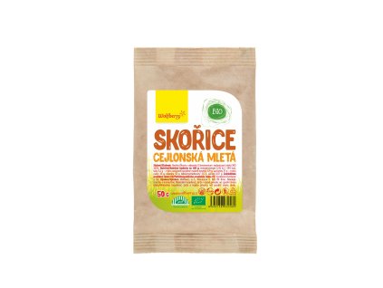 skorice cejlonska cela bio 50g wolfberry new