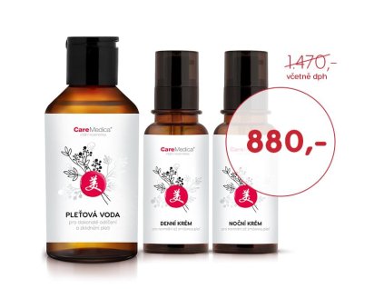 CareMedica Sada péče o normální až smíšenou pleť