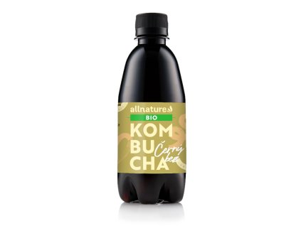 allnature kombucha cerny bez bio 330 ml