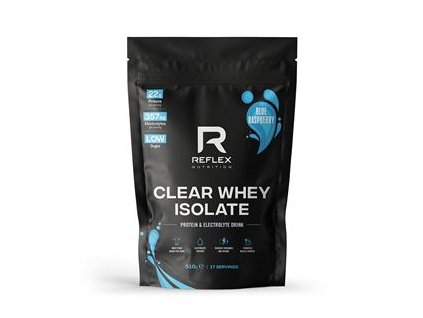 Clear Whey Isolate 510g blue raspberry (Varianta blue raspberry)