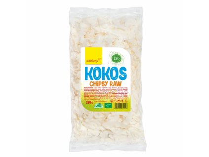 kokosove chipsy bio 250g wolfberry