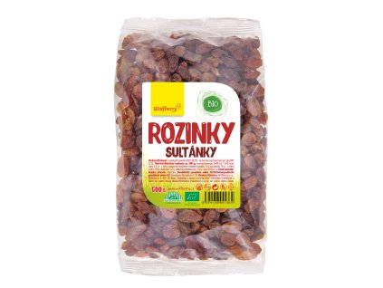 rozinky sultanky bio 500g wolfberry
