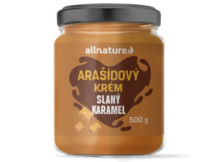 allnature arasidovy krem slany karamel 500 g