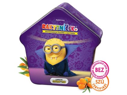 Rakytníček Multivitaminové želatinky domeček Halloween Mimoni 50 ks